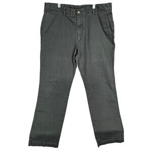 Vineyard Vines Mens Stretch Breaker Chino Pants Sz 34X30 Olive Green Cargo Golf